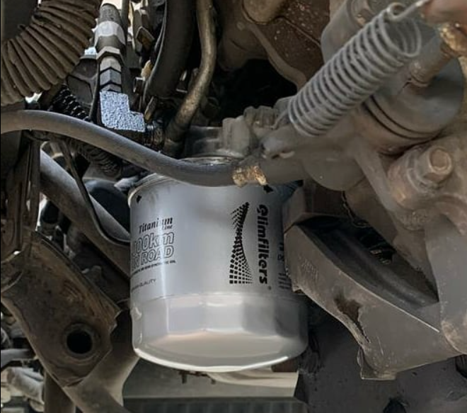 Oil Filter Installed